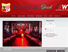 Tablet Screenshot of festhalle-gleuel.de